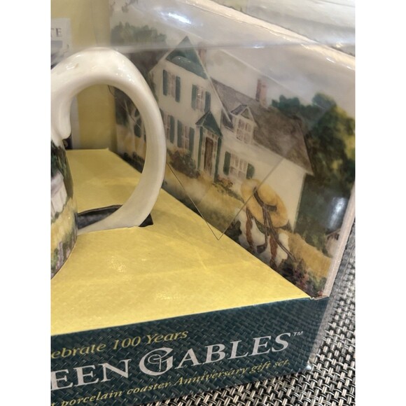 Anne Of Green Gables Mug Set Rare  2008 New In Box Montgomery Avonlea Bone China - Picture 4 of 12